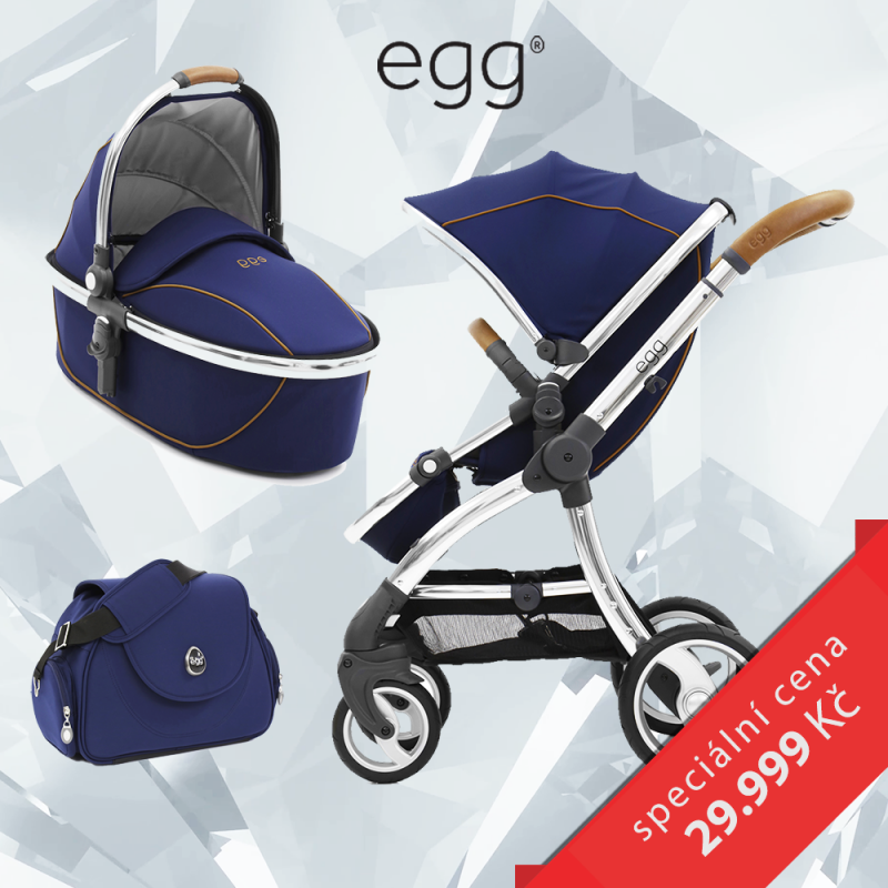egg stroller and carrycot regal navy